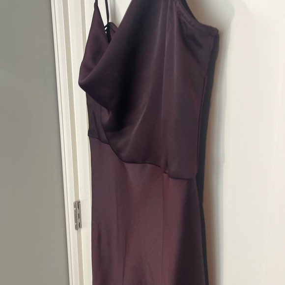BHLDN Purple Cowl Neck Dress - Picture 4 of 16